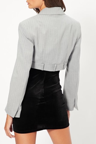 Blazer court - Gris clair