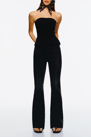Top bustier - Noir