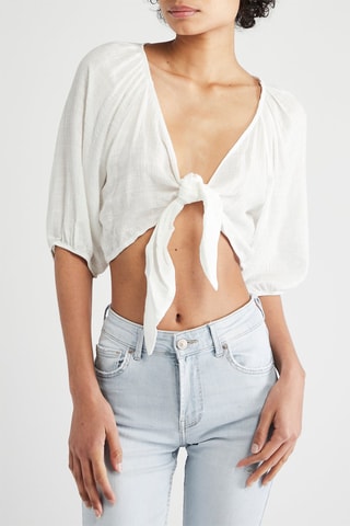 Crop top - Blanc