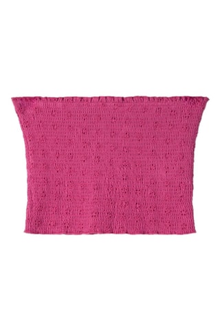 Crop top bustier - Fuchsia