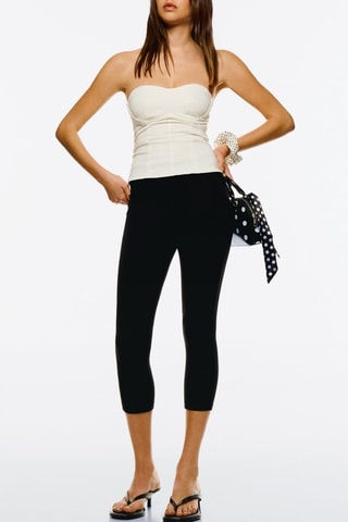 Top bustier - Blanc