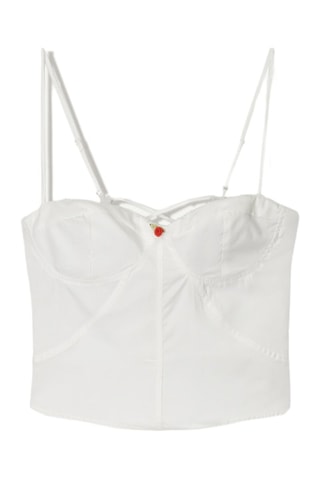 Crop top - Blanc