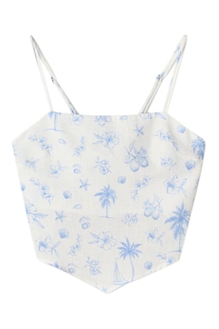 Crop top - Blanc