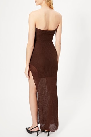 Robe bustier Marron foncé