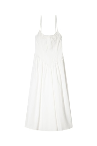 Robe midi - Blanc