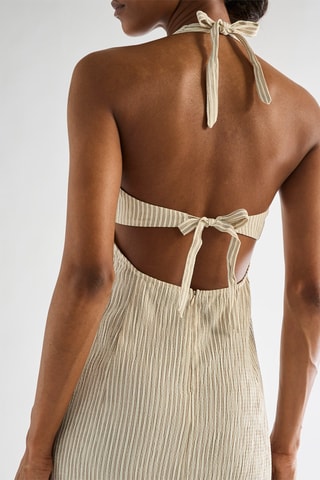 Robe midi - Beige