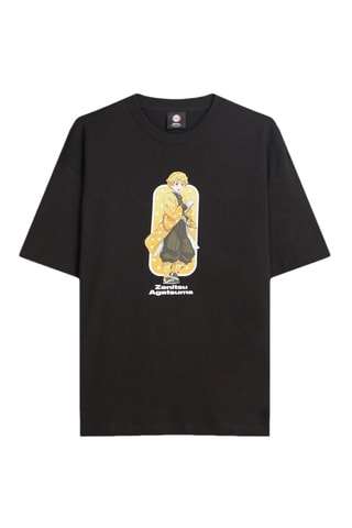 T-shirt Zenitsu Agatsuma Demon Slayer - Noir