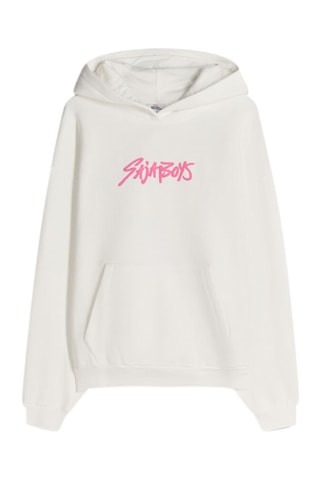 Sweat à capuche Saja Boys - Ecru