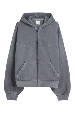 Sweat à capuche - Gris foncé