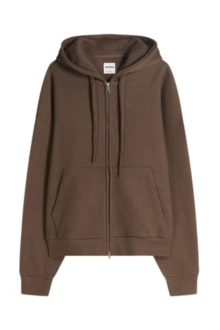 Sweat à capuche - Marron foncé