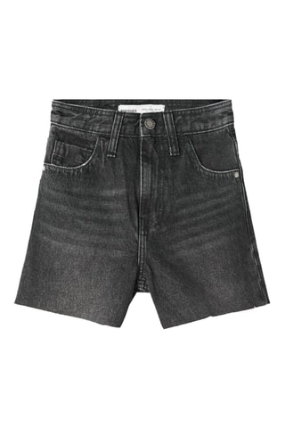 Short en jean - Noir