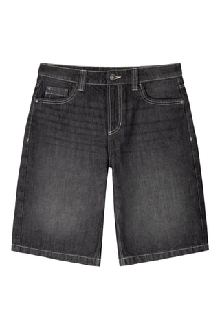 Bermuda en jean - Noir