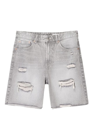 Bermuda en jean - Gris clair
