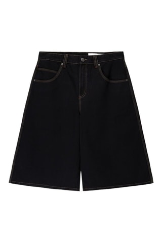 Bermuda en jean - Noir
