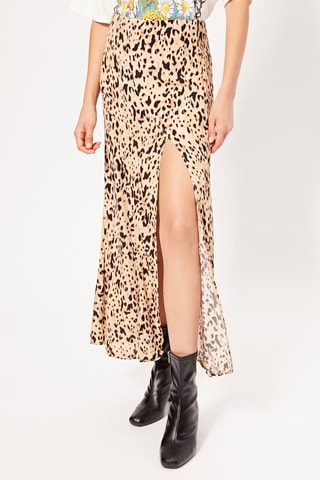 Jupe midi - Beige