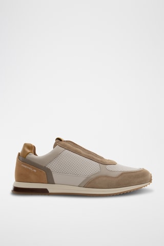 Baskets en cuir - Beige