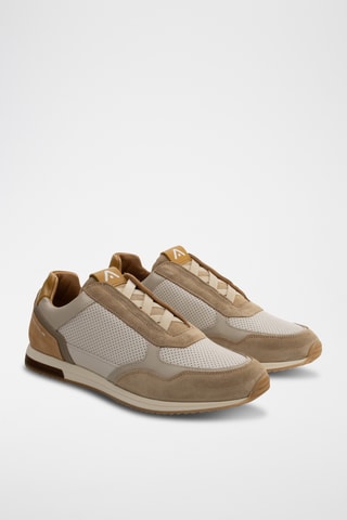 Baskets en cuir - Beige