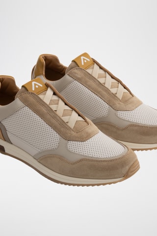 Baskets en cuir - Beige