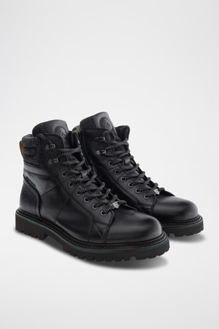 Boots en cuir - Noir