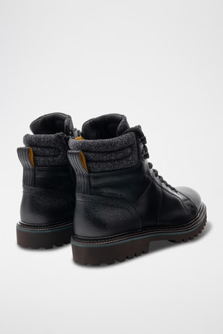 Boots en cuir - Noir