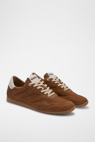 Baskets en nubuck - Marron