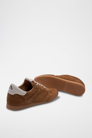 Baskets en nubuck - Marron