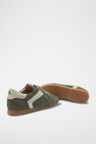 Baskets en cuir - Kaki