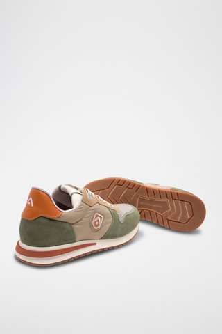 Baskets en nubuck - Vert