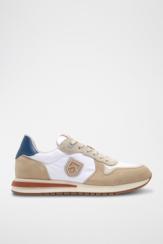 Nubuck Sneakers - Beige