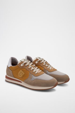 Baskets en nubuck - Beige