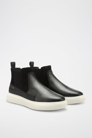 Leren Chelsea Boots - Zwart - Zwart