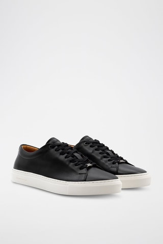 Leren Sneakers -Zwart - Zwart