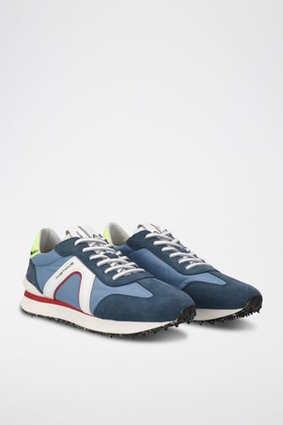 Leren Sneakers - Blauw - Blauw
