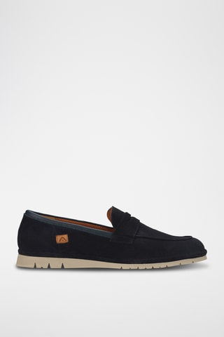 Leren Mocassins - Blauw