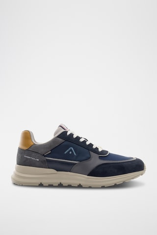Leren Sneakers - Blauw
