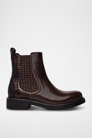 Leren Chelsea Boots - Bruin