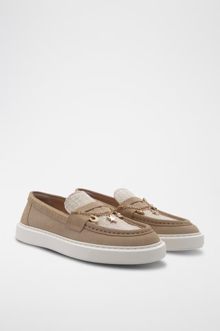 Mocassins en cuir - Beige