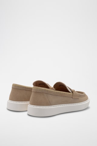 Mocassins en cuir - Beige