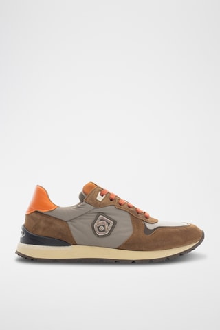 Leren Sneakers - Taupe