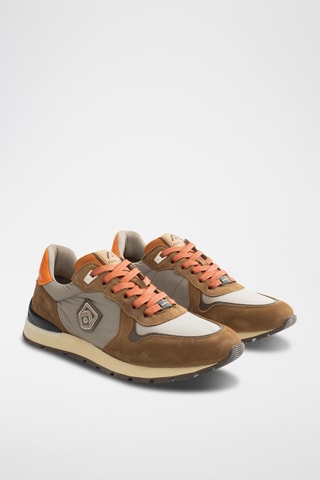 Leren Sneakers - Taupe