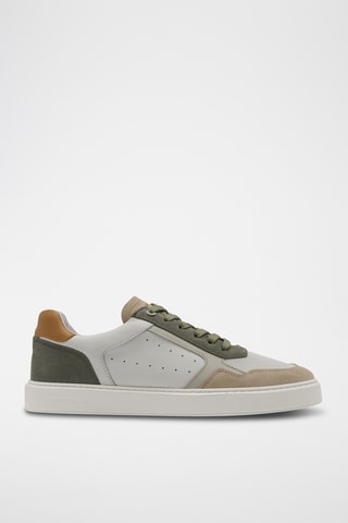 Baskets en cuir - Taupe