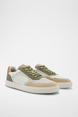 Baskets en cuir - Taupe