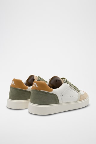 Baskets en cuir - Taupe
