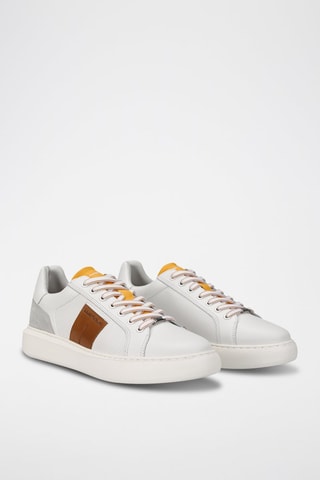 Leren Sneakers - Wit - Wit