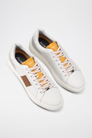 Leren Sneakers - Wit - Wit