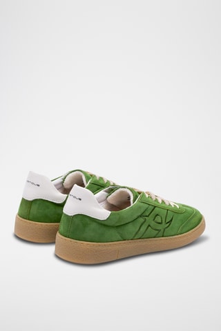 Baskets en nubuck - Vert
