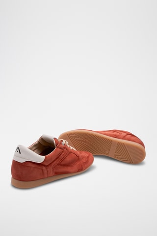 Baskets en nubuck - Rouge