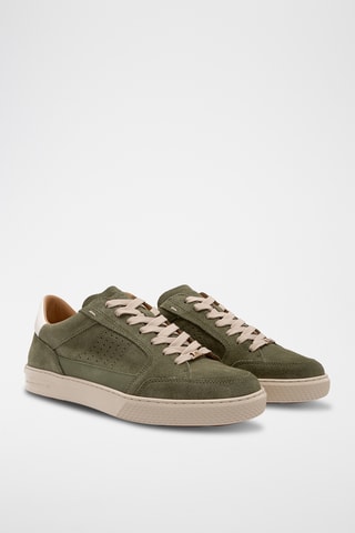 Leren Sneakers - Groen
