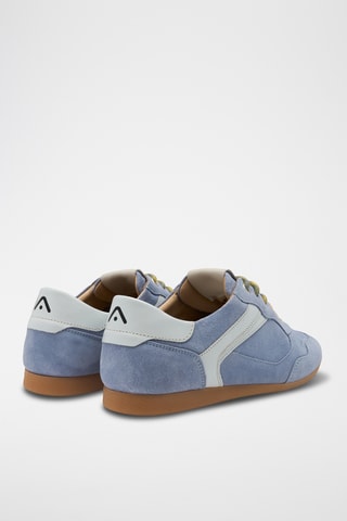 Leren Sneakers - Blauw