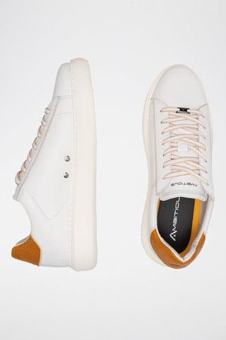 Leren Sneakers - Wit - Wit